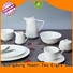 Two Eight casual modern porcelain dinnerware sets bulk for bistro