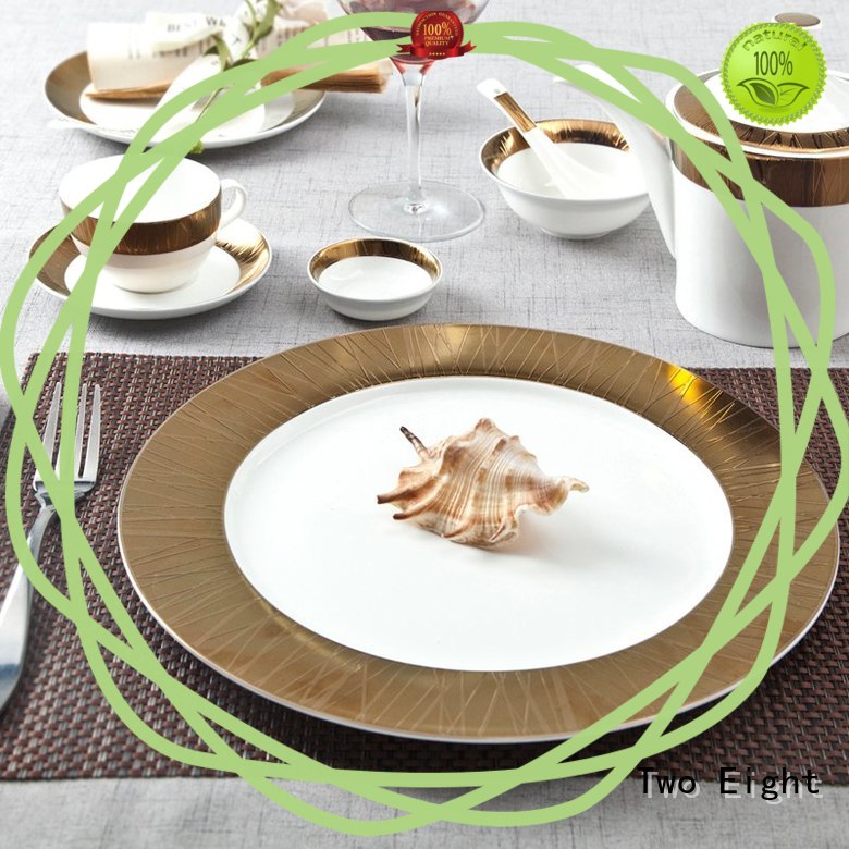 Two Eight tableware fine porcelain plates td15 for home