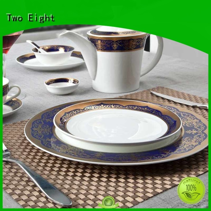 style royalty fine white porcelain dinnerware Two Eight manufacture