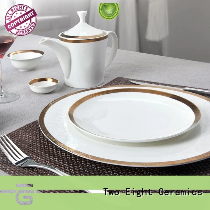 elegant fine porcelain dishes silver wholesale for hotel