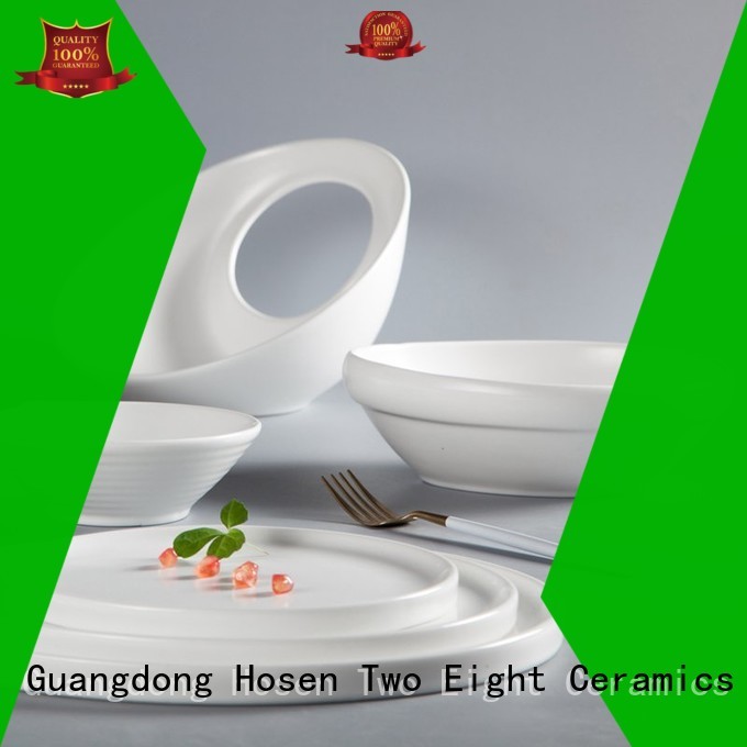 Two Eight modern top porcelain dinnerware brand golden for hotel