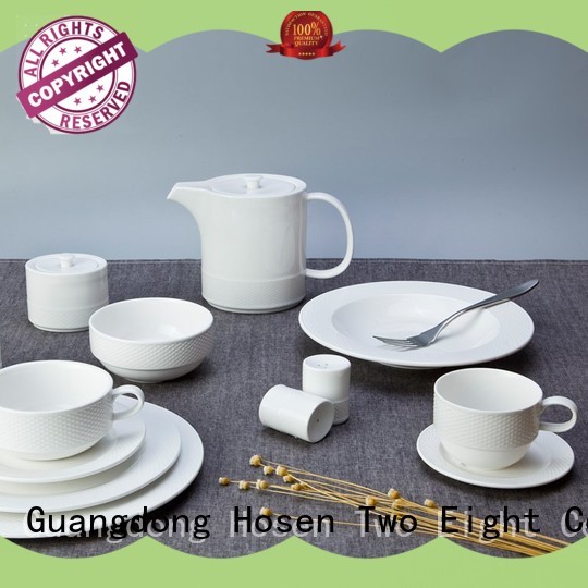 Two Eight simply restaurant grade plates from China for restaurant
