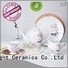 Two Eight royalty cheap porcelain dinner plates wholesale for hotel