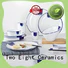 Two Eight square porcelain 12 piece dinner set simple for restaurant