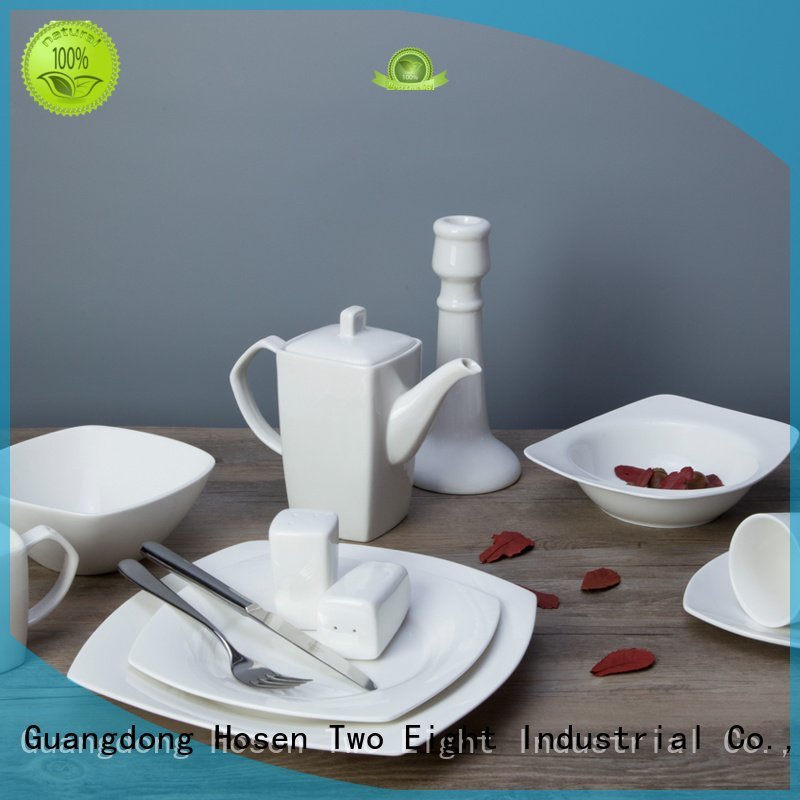 wang white dinner sets Two Eight white porcelain tableware