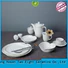 Two Eight German style white porcelain dinner plates manufacturer for dinner