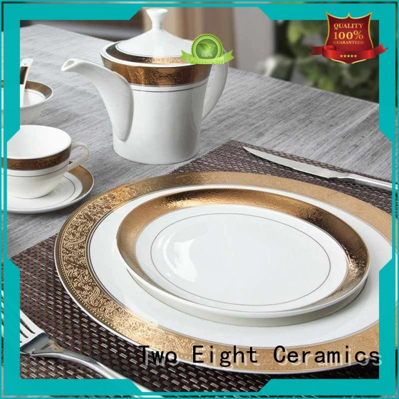 mixed quality china dinnerware supplier for hotel Two Eight
