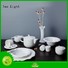 Two Eight sample white dinnerware sets for 8 series for home