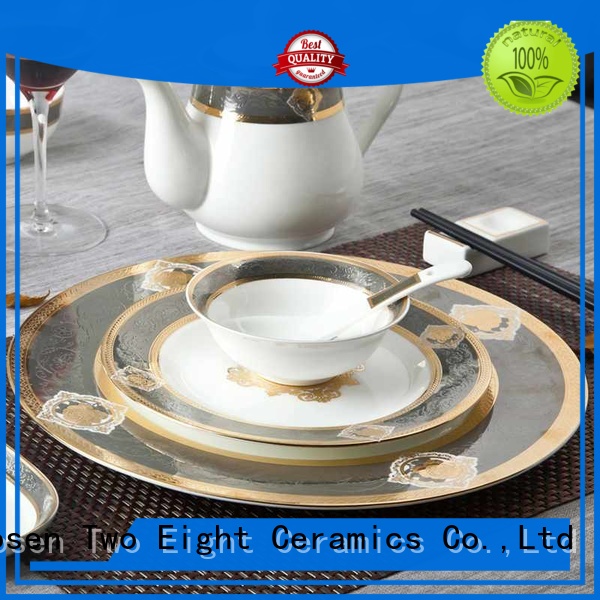 casual fine bone china dinnerware porcelain personalized for hotel