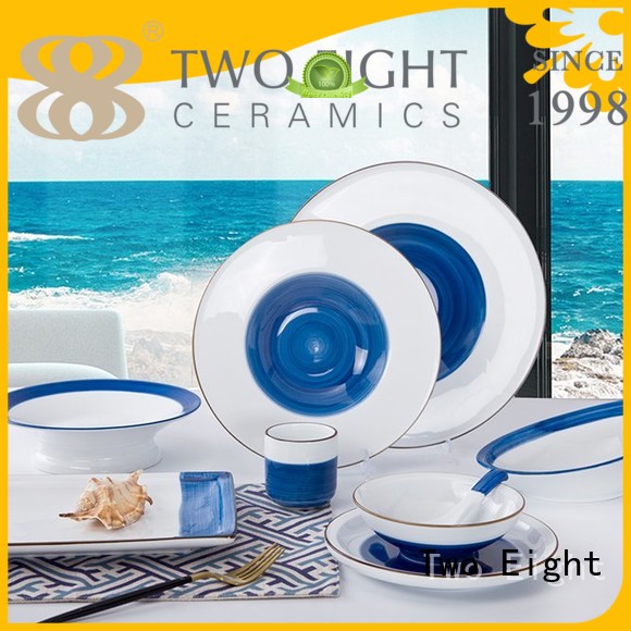 Two Eight Best porcelain dish set manufacturers for restaurant