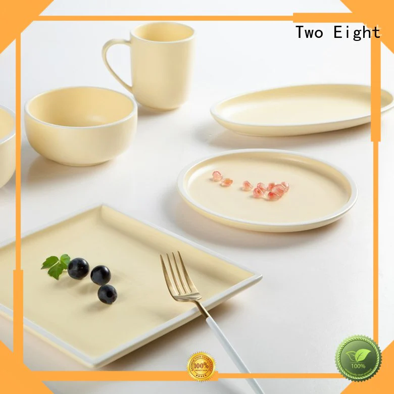 Two Eight white restaurant supply dinnerware directly sale for kitchen