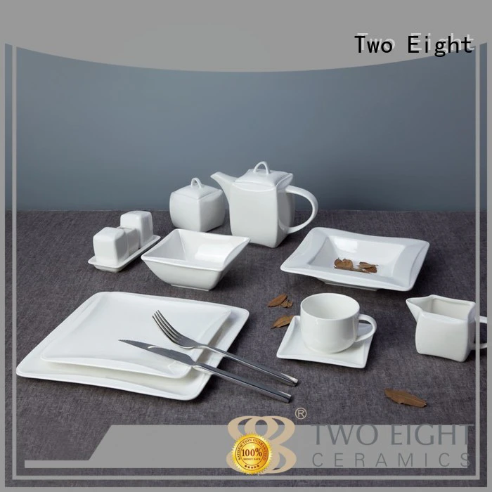 plate rim two eight ceramics casual dinnerware Two Eight company