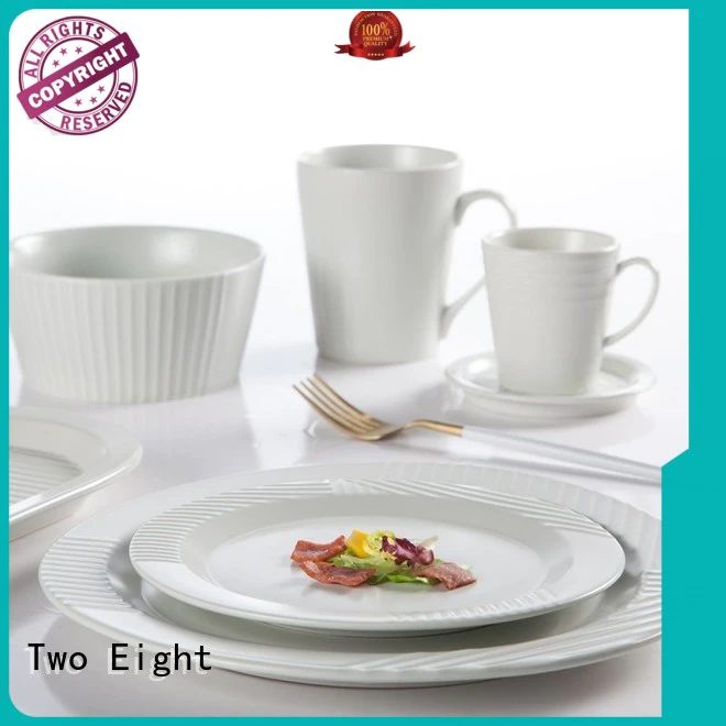 smooth french porcelain dinnerware series for dinner