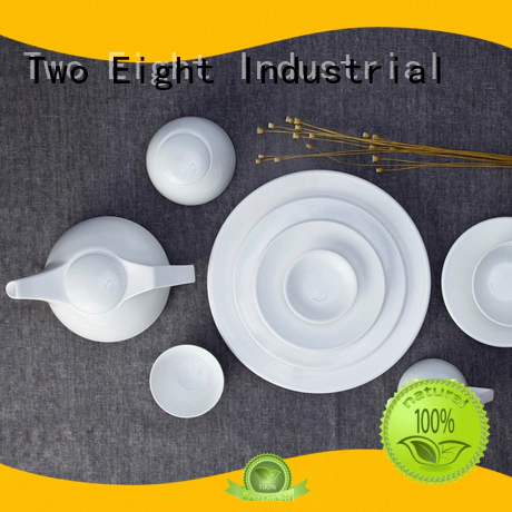 Two Eight Brand open fang white dinner sets manufacture