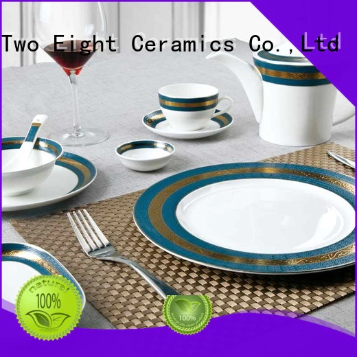 Two Eight restaurant crockery manufacturers for teahouse