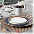 fine white porcelain dinnerware golden grey elegant Two Eight Brand two eight ceramics