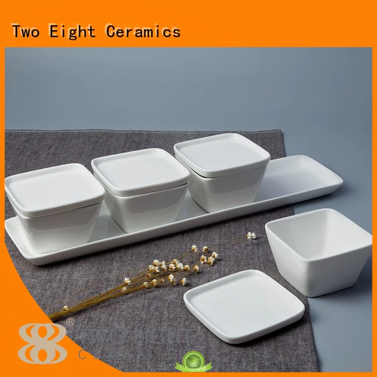 chinese porcelain irregular nai bone china Two Eight