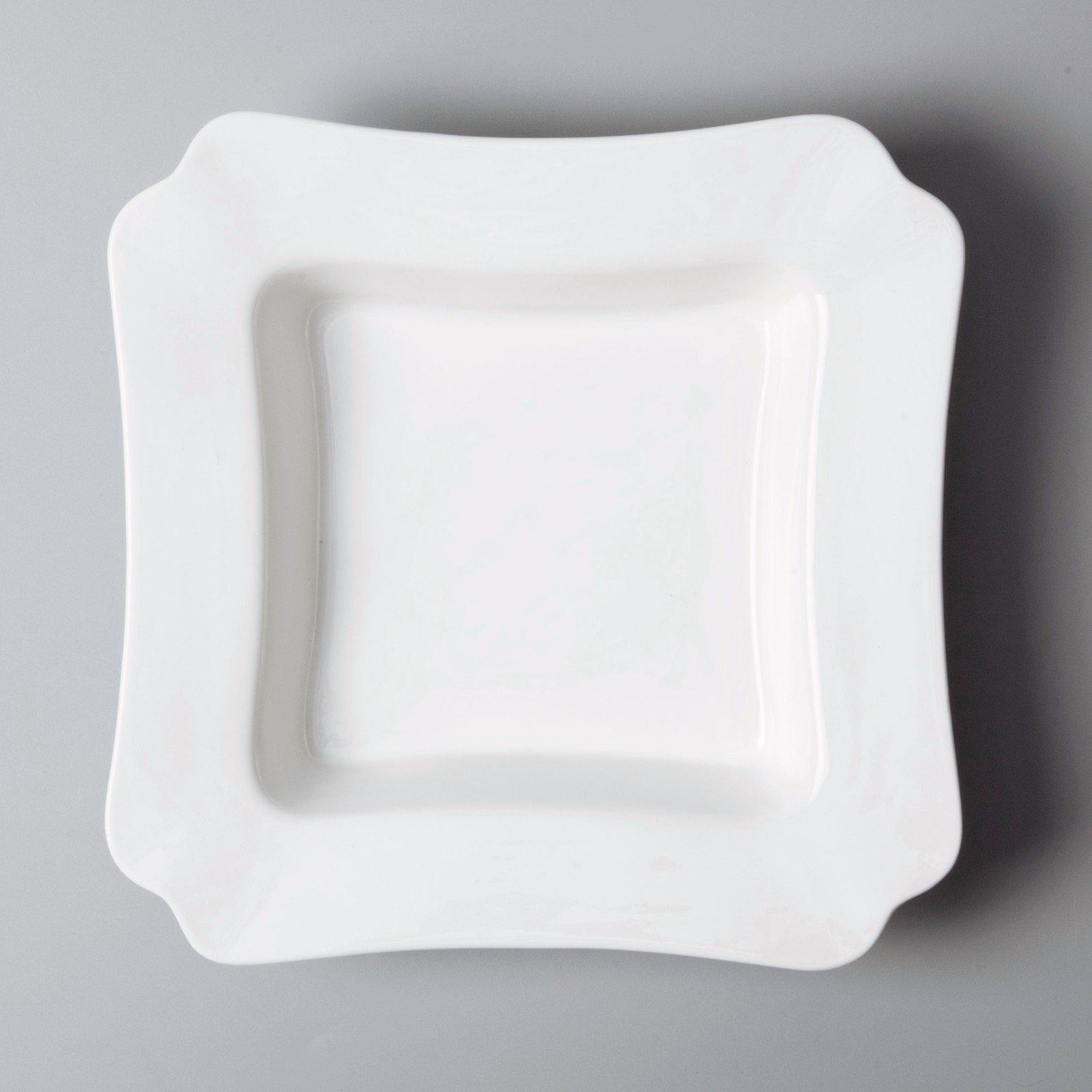 Two Eight royalty white porcelain dinner service stock for bistro-3