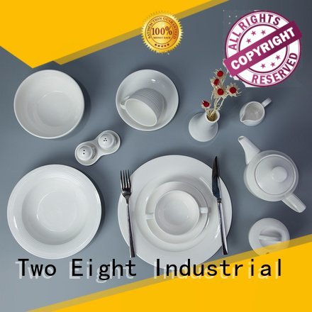 Two Eight Brand royalty white porcelain tableware dinnerware italian