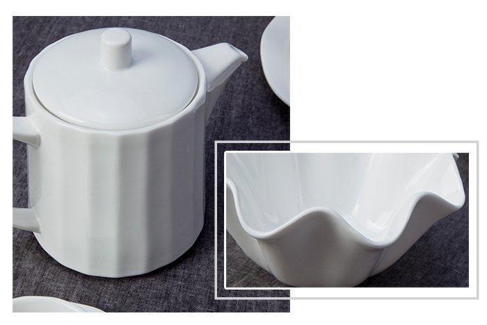 Two Eight fashion white porcelain platter Italian style for dinning room-1