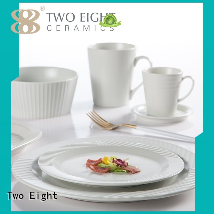 Two Eight Brand decal xiu custom 16 piece porcelain dinner set