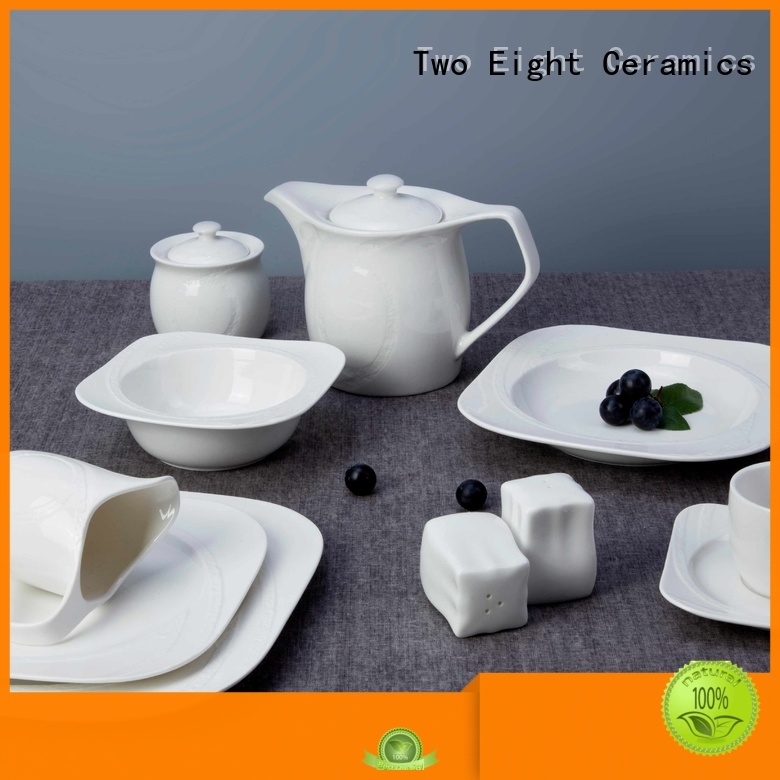 Hot white porcelain tableware home Two Eight Brand