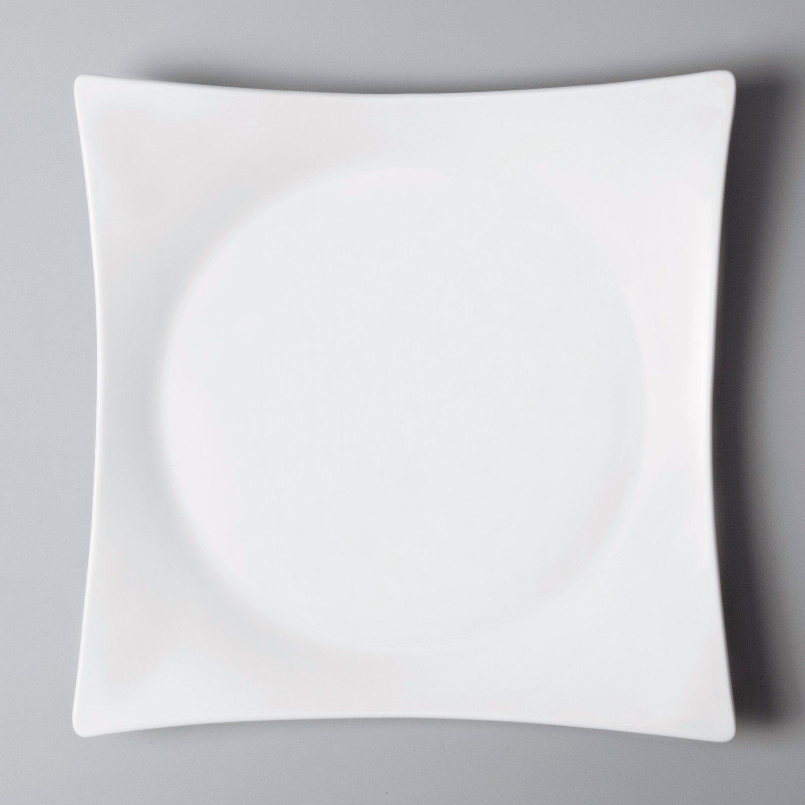 white porcelain dinnerware rim for bistro Two Eight-2