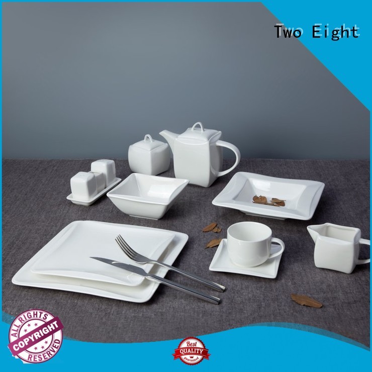 Two Eight Vietnamese restaurant style dinner plates directly sale for kitchen