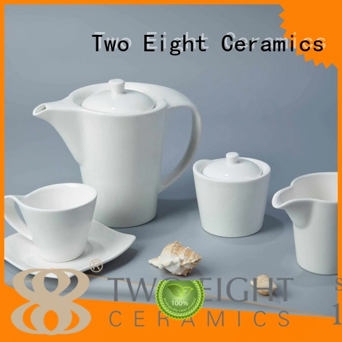 Wholesale vietnamese white porcelain tableware Two Eight Brand