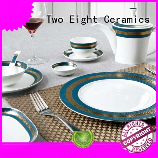 Quality Two Eight Brand fine white porcelain dinnerware color