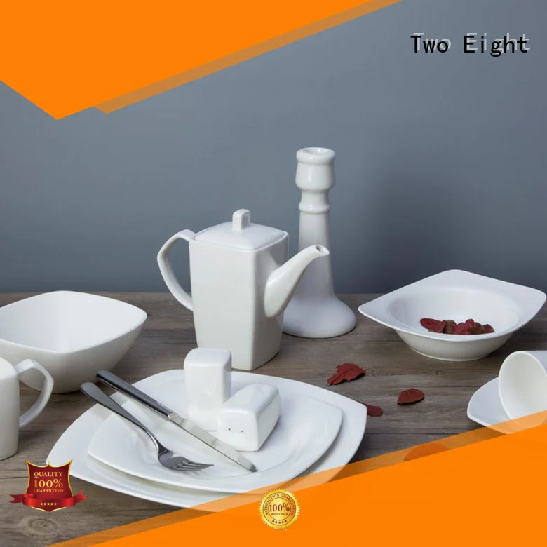 Two Eight glaze best restaurant dinnerware rim for restaurant