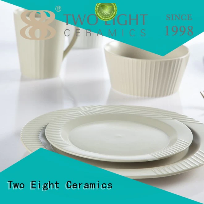 Two Eight tc13 porcelain dish set from China for bistro