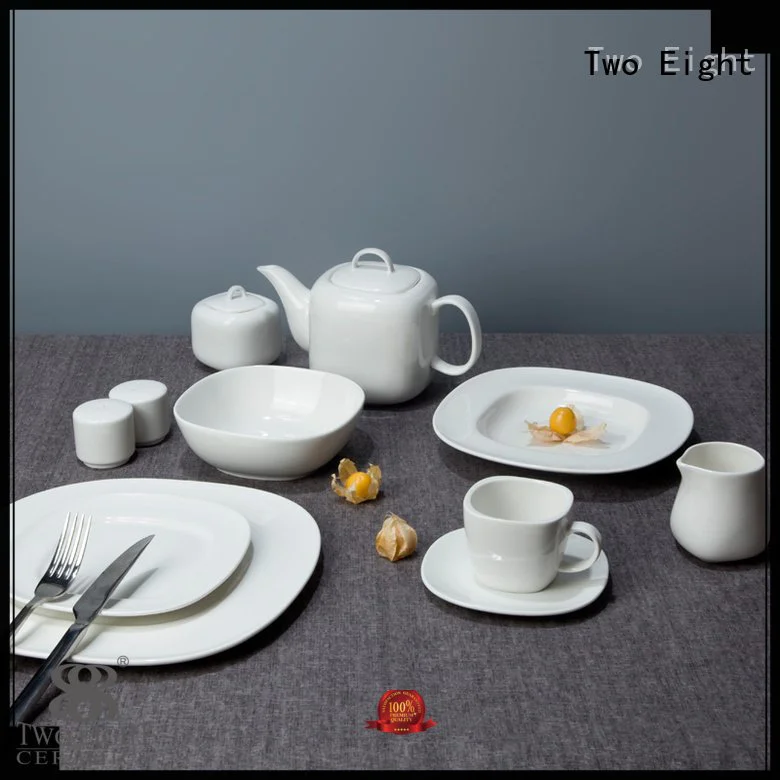 white porcelain tableware fang white dinner sets smoothly