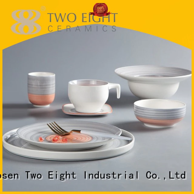16 piece porcelain dinner set italian modern two eight ceramics mixed Two Eight Brand