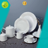 Two Eight contemporary white porcelain tableware french style for restaurant