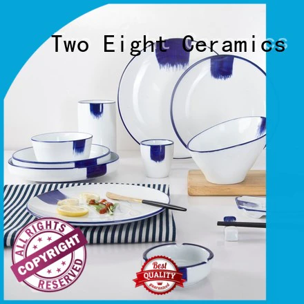 green 16 piece porcelain dinnerware set customized for home