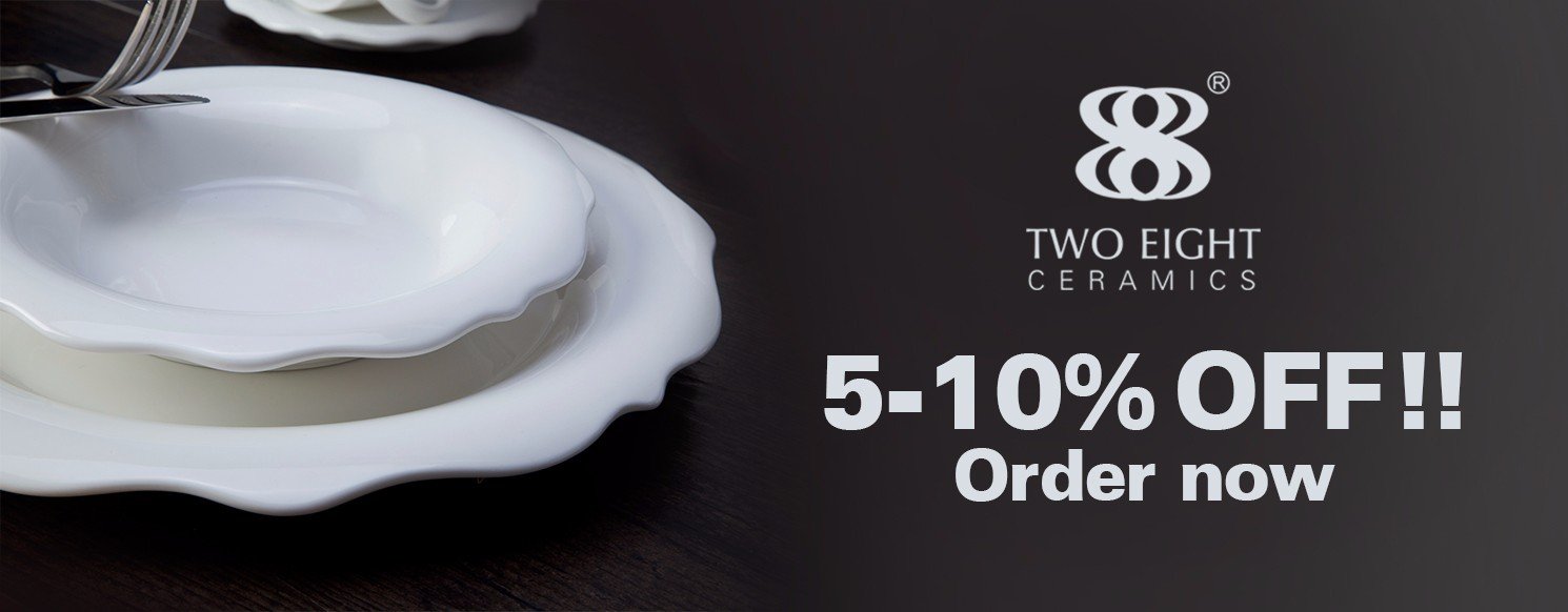 casual white porcelain dish set series for restaurant-12
