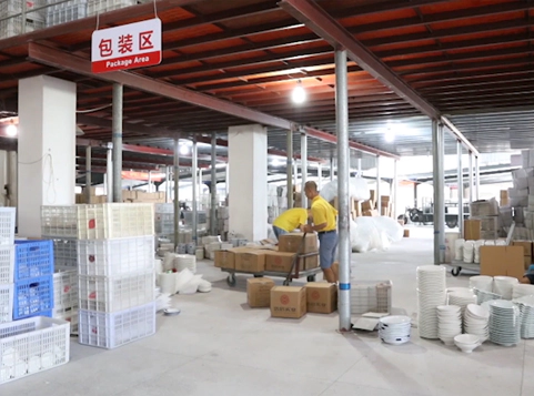 Ceramic Factory: Packing and Shipping