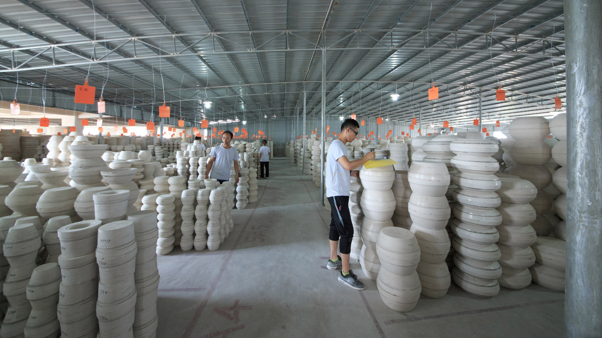 The second floor of the two eight Ceramics Factory - Molded Warehouse