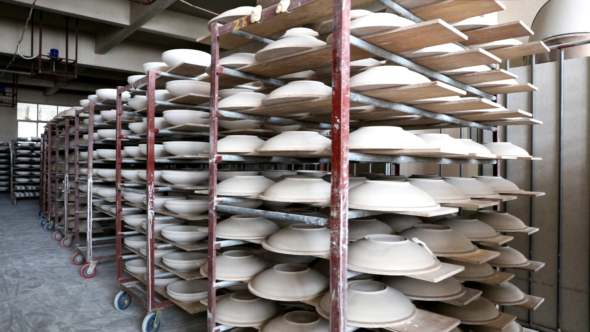Ceramic factory second floor - drying room
