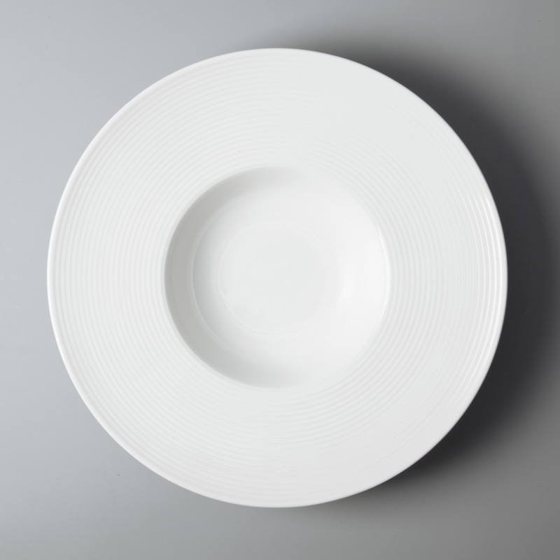 Two Eight royal french white porcelain dinnerware sample for hotel-4