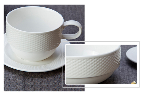 Two Eight stock white porcelain dish set directly sale for dinner-1