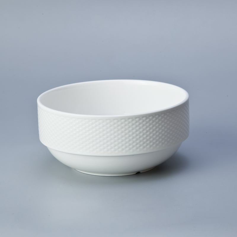 bulk everyday white porcelain dinnerware rim for hotel Two Eight-6