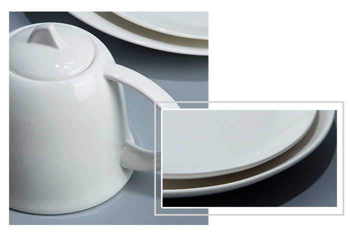 glaze high quality porcelain dinnerware Italian style from China for hotel