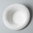 Two Eight ivory porcelain dishes made in china rim for kitchen