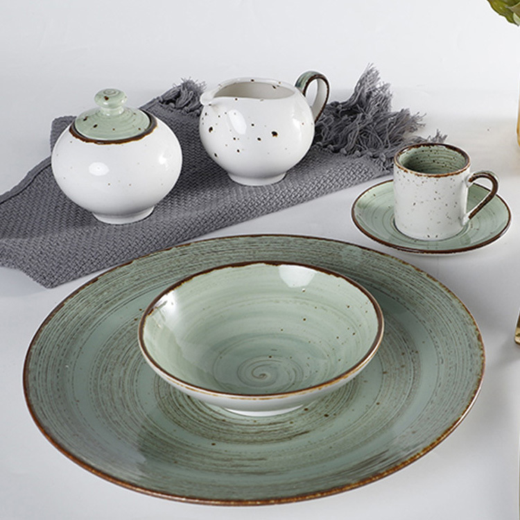 2021 New Color European Style Porcelain Tableware with Fancy Design - Urban Collection