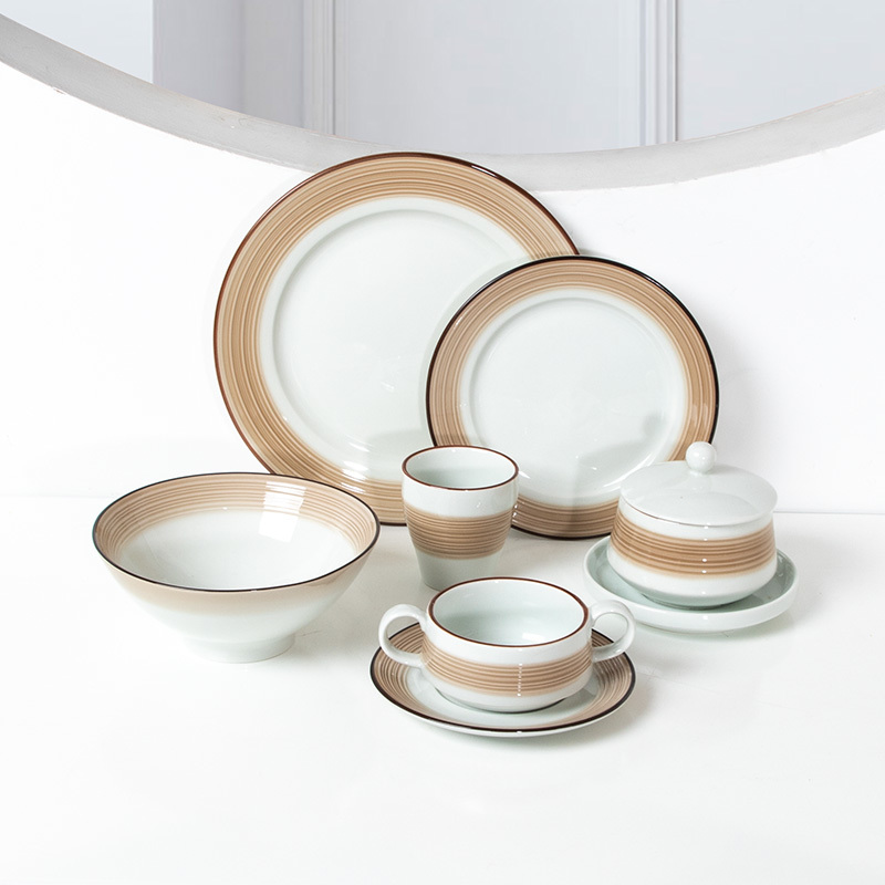 Coral Jade Collection - 2021 Color Glazed Dinnerware for Hotel