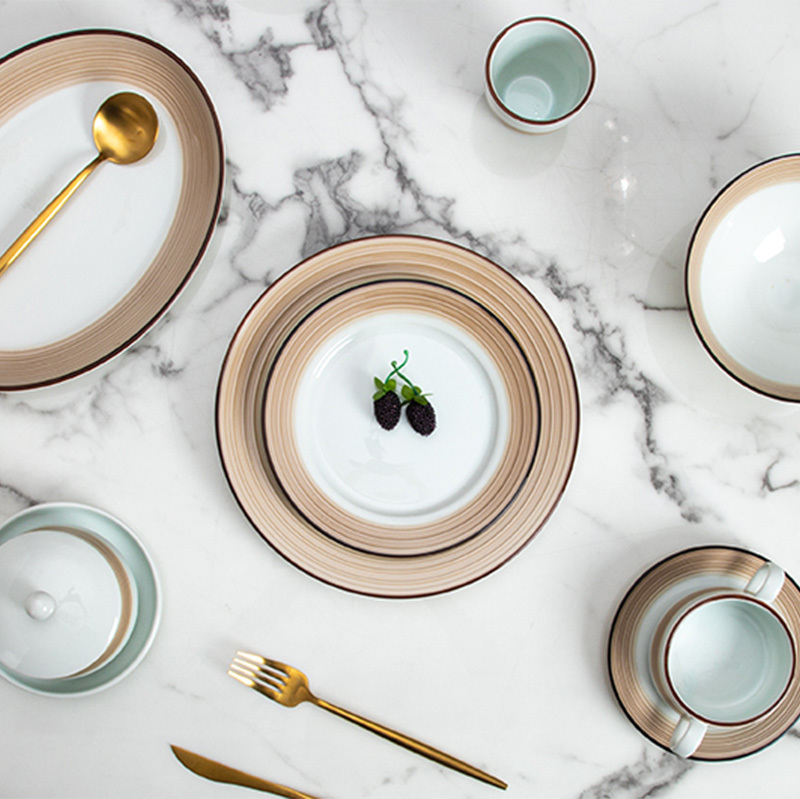Coral Jade Collection - 2021 Color Glazed Dinnerware for Hotel