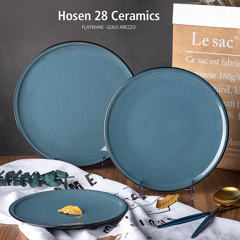 Lake Blue Collection - Hot Sale Color Glazed Dinnerware for Restaurant