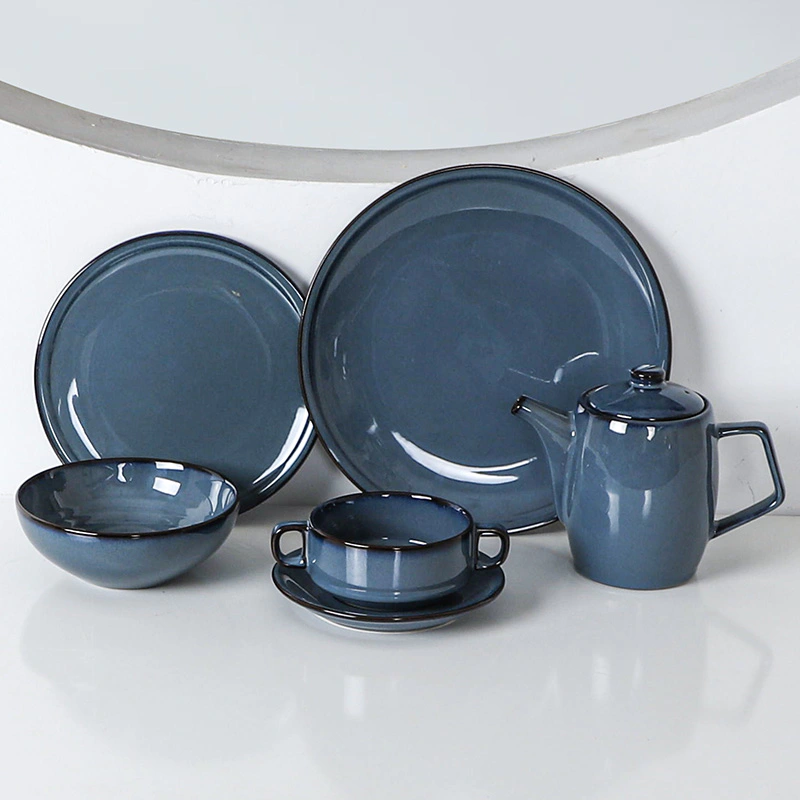 Lake Blue Collection - Hot Sale Color Glazed Dinnerware for Restaurant